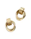 Baublebar Interlocking Hoop Earrings In Gold