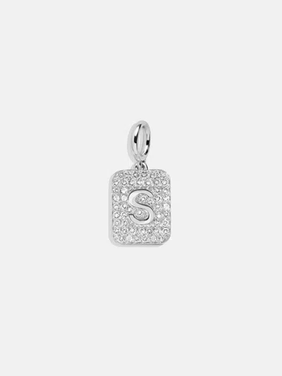 Baublebar Silver Block Pave Cluster Charm