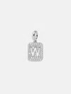 Baublebar Silver Block Pave Cluster Charm