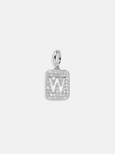 Baublebar Silver Block Pave Cluster Charm