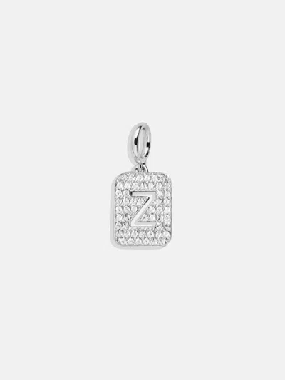 Baublebar Silver Block Pave Cluster Charm