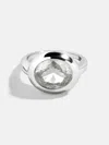 Baublebar Silver Cubic Zirconia Custom Birthstone Ring