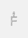 Baublebar Silver Pave Initial Cluster Charm