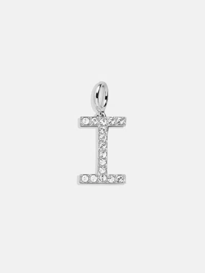 Baublebar Silver Pave Initial Cluster Charm