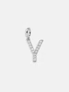 Baublebar Silver Pave Initial Cluster Charm