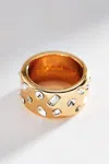 Baublebar Simone Gold Ring In Red
