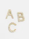 Baublebar Single 18k Gold Initial Earring In Gold