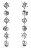 Baublebar Snow And Behold Drop Earrings In Metallic