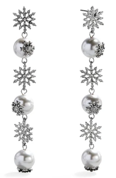 Baublebar Snow And Behold Drop Earrings In Metallic