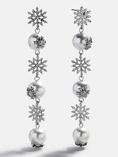 BAUBLEBAR SNOW AND BEHOLD DROP EARRINGS