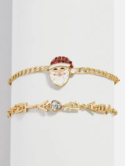 Baublebar Snow Beau Holiday Bracelet Set In Gold