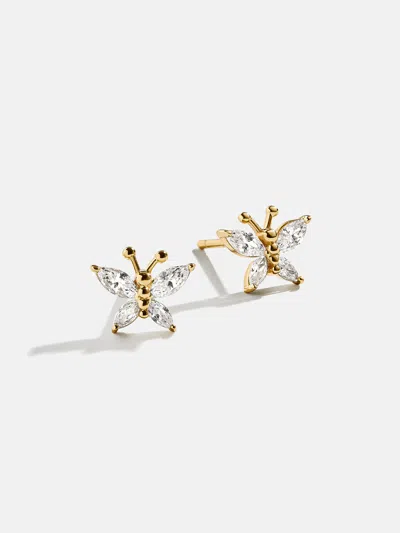 Baublebar Soar 18k Gold Kids' Butterfly Earrings