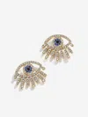 Baublebar Evil Eye Crystal Earrings In Gold
