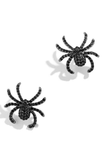 Baublebar Spider Stud Earrings In Black