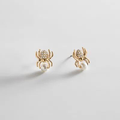Baublebar Spin Cycle Spider Earrings In Gold
