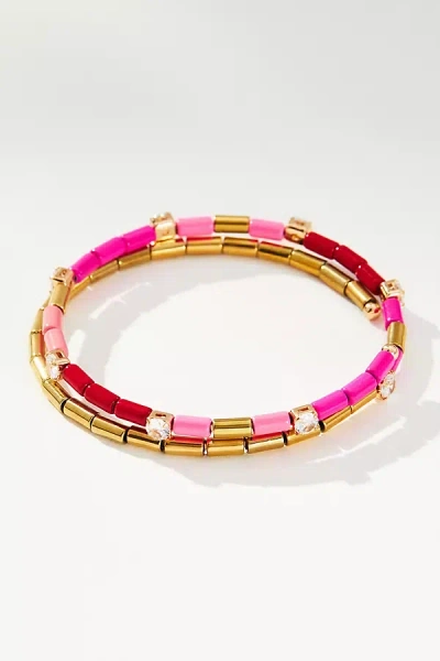 Baublebar Spiral Bracelet In Pink
