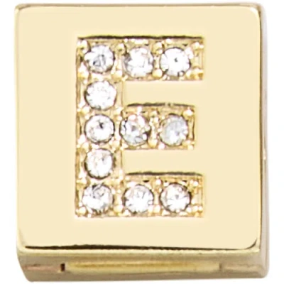 Baublebar Square Hinge Letter Bead In Gold