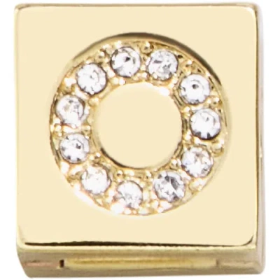 Baublebar Square Hinge Letter Bead In Gold