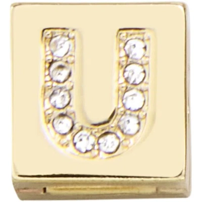 Baublebar Square Hinge Letter Bead In Gold