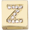 Baublebar Square Hinge Letter Bead In Gold