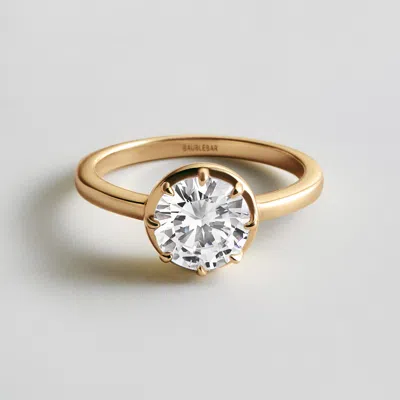 Baublebar Stacey 14k Gold Crystal Ring