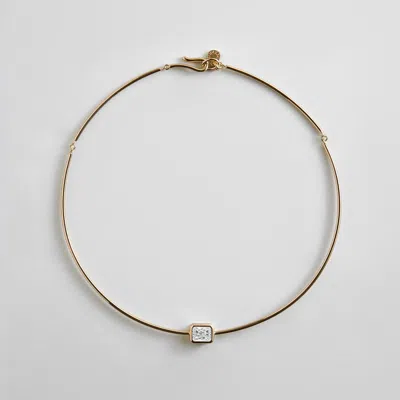 Baublebar Stacey Cubic Zirconia Collar Necklace In Gold