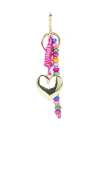 Baublebar Statement Heart Bag Charm. In Multi