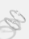 Baublebar Sterling Silver Custom Initial Ring