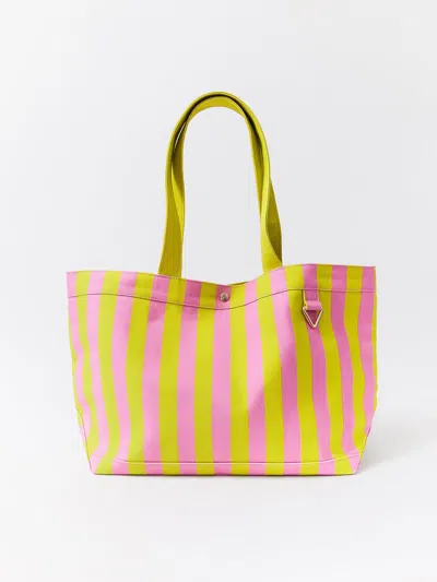 Baublebar Striped Alpha Tote In Yellow