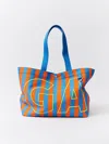 Baublebar Striped Custom Alpha Tote In Multi