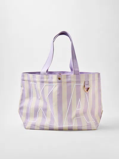 Baublebar Striped Custom Alpha Tote In Multi