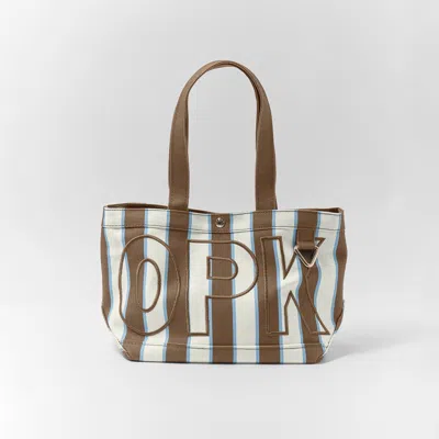 Baublebar Striped Custom Alpha Tote