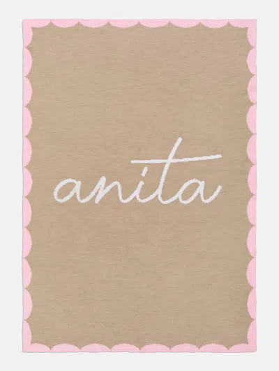 Baublebar Subtly Scalloped Kids' Custom Blanket