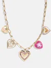 Baublebar Sweetheart Kids' Charm Necklace In Gold