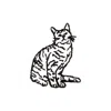 Baublebar Tabby Cat Icon