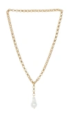 Baublebar Taegan Pearl Lariat Necklace In Gold