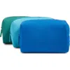 Baublebar Take It Away Set Of 3 Storage Pouches In Blue