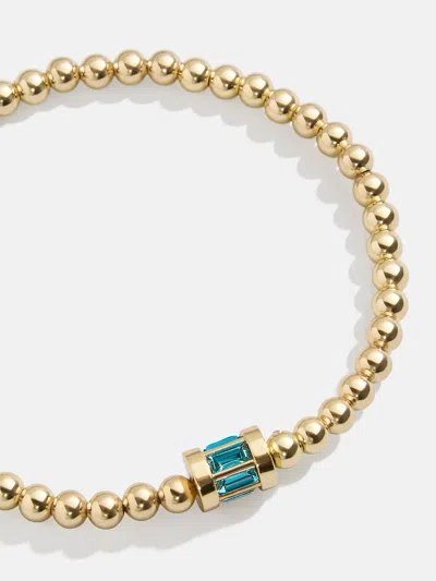 Baublebar Tatum Birthstone Bracelet In Gold