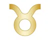 Baublebar Taurus Zodiac Icon In Gold