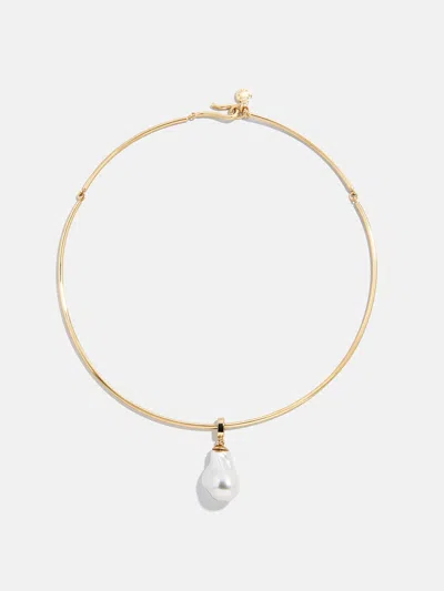 Baublebar Teagan Pearl Collar Necklace In Gold