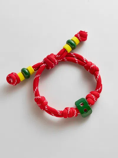 Baublebar Team Knotty Varsity Custom Bracelet In Red
