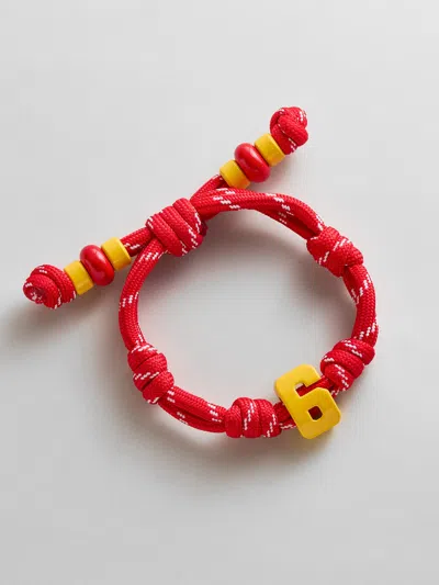 Baublebar Team Knotty Varsity Custom Bracelet In Red