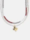 Baublebar Texas A&m University Beaded Logo Necklace Set