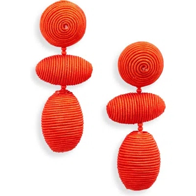 Baublebar Textured Drop Earrings In Orange