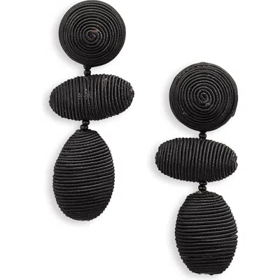 Baublebar Textured Drop Earrings In Black