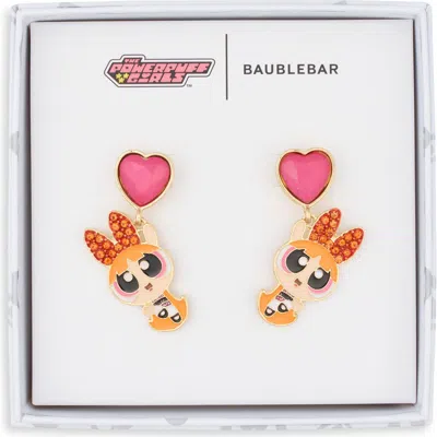 Baublebar The Powerpuff Girls Blossom Heart Drop Earrings In Multi