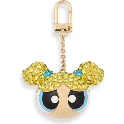 Baublebar The Powerpuff Girls Bubbles Bag Charm In Multi