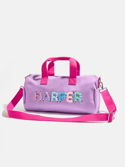 Baublebar Thready To Go Kids' Custom Duffle In Pink