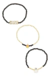 Baublebar Three-piece Spooky Season Bracelet Set In Multi