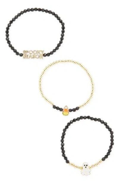 Baublebar Three-piece Spooky Season Bracelet Set In Multi
